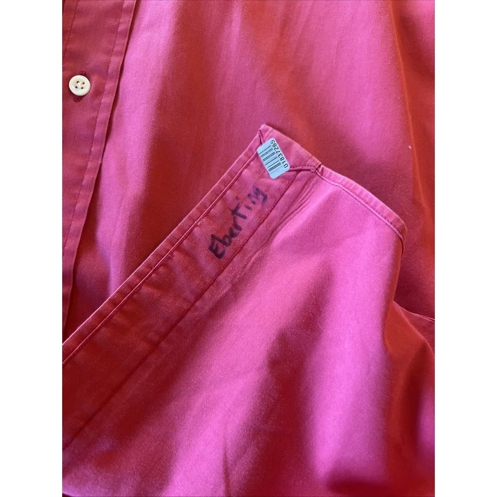 Ralph Lauren Blake Large Shirt Pink Mens Button Down Long Sleeve Pony Logo - Picture 5 of 9